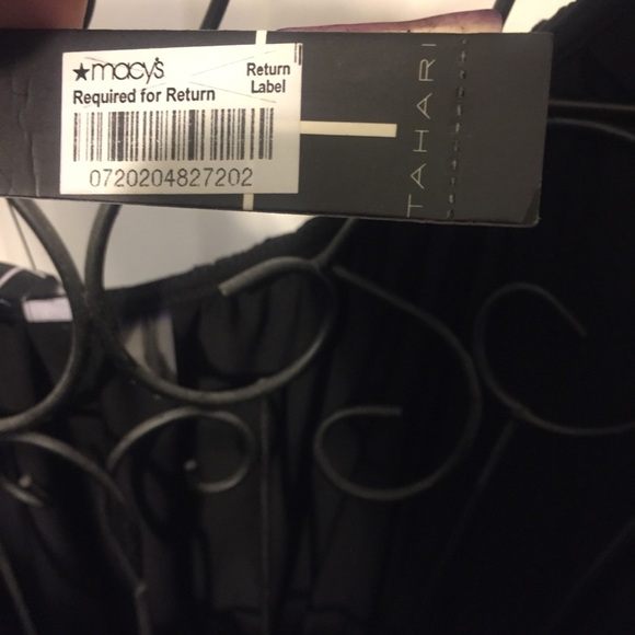 Vintage black tahari dress - Picture 7 of 8